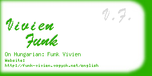 vivien funk business card